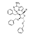 (2R,3R,4R,5R)-2-(4-Aminopyrrolo[2,1-f][1,2,4]triazin-7-yl)-3,4-bis(benzyloxy)-5-[(benzyloxy)methyl]tetrahydrofuran-2-carbonitrile