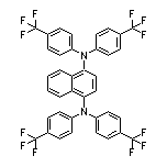 N1,N1,N4,N4-Tetrakis[4-(trifluoromethyl)phenyl]naphthalene-1,4-diamine