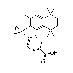 6-[1-(3,5,5,8,8-Pentamethyl-5,6,7,8-tetrahydro-2-naphthyl)cyclopropyl]nicotinic Acid