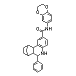 N-(2,3-Dihydrobenzo[b][1,4]dioxin-6-yl)-6-phenyl-5,6,6a,7,8,9,10,10a-octahydro-7,10-methanophenanthridine-2-carboxamide