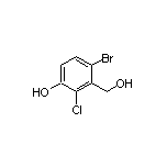 4-Bromo-2-chloro-3-(hydroxymethyl)phenol