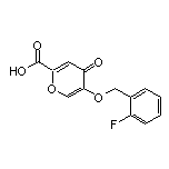 5-[(2-Fluorobenzyl)oxy]-4-oxo-4H-pyran-2-carboxylic Acid