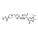 N-[5-[(4-Boc-1-piperazinyl)methyl]-2-pyridyl]-5-fluoro-4-(4-fluoro-1-isopropyl-2-methyl-6-benzimidazolyl)pyrimidin-2-amine