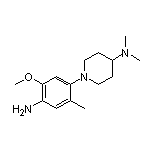 1-(4-Amino-5-methoxy-2-methylphenyl)-N,N-dimethylpiperidin-4-amine