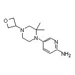 2-Amino-5-[2,2-dimethyl-4-(oxetan-3-yl)-1-piperazinyl]pyridine