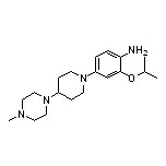 2-Isopropoxy-4-[4-(4-methyl-1-piperazinyl)-1-piperidyl]aniline