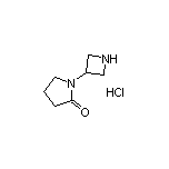 1-(3-Azetidinyl)pyrrolidin-2-one Hydrochloride