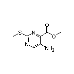 Methyl 5-Amino-2-(methylthio)pyrimidine-4-carboxylate