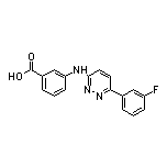 3-[[6-(3-Fluorophenyl)-3-pyridazinyl]amino]benzoic Acid