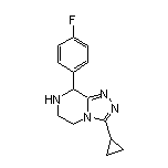 3-Cyclopropyl-8-(4-fluorophenyl)-5,6,7,8-tetrahydro-[1,2,4]triazolo[4,3-a]pyrazine