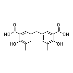 5,5’-Methylenebis(2-hydroxy-3-methylbenzoic Acid)