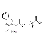 Methyl (S)-2-[(R)-2-Amino-N-benzylpropanamido]propanoate Trifluoroacetate