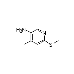 3-Amino-4-methyl-6-(methylthio)pyridine