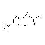 2-[3-Chloro-5-(trifluoromethyl)-2-pyridyl]cyclopropanecarboxylic Acid