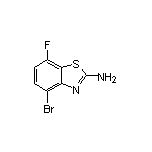 2-Amino-4-bromo-7-fluorobenzothiazole