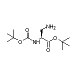 tert-Butyl (S)-2-(Boc-amino)-3-aminopropanoate