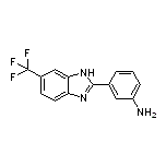 3-[6-(Trifluoromethyl)-2-benzimidazolyl]aniline