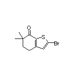 2-Bromo-6,6-dimethyl-5,6-dihydrobenzothiophen-7(4H)-one