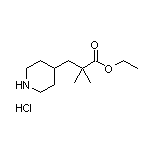 Ethyl 2,2-Dimethyl-3-(4-piperidyl)propanoate Hydrochloride