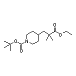 Ethyl 3-(1-Boc-4-piperidyl)-2,2-dimethylpropanoate