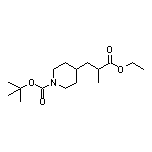 Ethyl 3-(1-Boc-4-piperidyl)-2-methylpropanoate