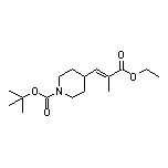 Ethyl (E)-3-(1-Boc-4-piperidyl)-2-methylacrylate