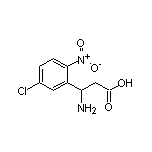 3-Amino-3-(5-chloro-2-nitrophenyl)propanoic Acid