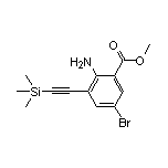 Methyl 2-Amino-5-bromo-3-[(trimethylsilyl)ethynyl]benzoate