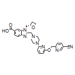 (S)-2-[[4-[6-[(5-Cyano-2-pyridyl)methoxy]-2-pyridyl]-1-piperazinyl]methyl]-1-(2-oxetanylmethyl)benzimidazole-6-carboxylic Acid