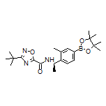 (R)-4-[1-[3-(tert-Butyl)-1,2,4-oxadiazole-5-carboxamido]ethyl]-3-methylphenylboronic Acid Pinacol Ester