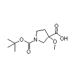 1-Boc-3-methoxypyrrolidine-3-carboxylic Acid