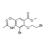 4-乙酰氨基-3-溴-2-(2-溴乙氧基)-5-氯苯甲酸甲酯