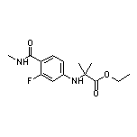 Ethyl 2-[[3-Fluoro-4-(methylcarbamoyl)phenyl]amino]-2-methylpropanoate