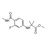 Methyl 2-[[3-Fluoro-4-(methylcarbamoyl)phenyl]amino]-2-methylpropanoate