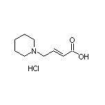 (E)-4-(1-Piperidyl)-2-butenoic Acid Hydrochloride