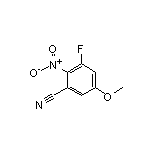 3-Fluoro-5-methoxy-2-nitrobenzonitrile