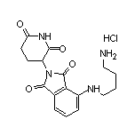 4-[(4-Aminobutyl)amino]-2-(2,6-dioxo-3-piperidyl)isoindoline-1,3-dione Hydrochloride