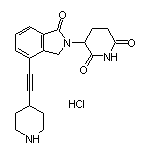 3-[1-Oxo-4-(4-piperidylethynyl)-2-isoindolinyl]piperidine-2,6-dione Hydrochloride