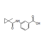 3-(1-Methylcyclopropanecarboxamido)benzoic Acid