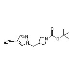 1-Boc-3-[(4-ethynyl-1-pyrazolyl)methyl]azetidine