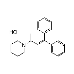 1-(4,4-Diphenyl-3-buten-2-yl)piperidine Hydrochloride