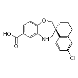 (S)-6’-Chloro-3’,4,4’,5-tetrahydro-2H,2’H-spiro[benzo[b][1,4]oxazepine-3,1’-naphthalene]-7-carboxylic Acid