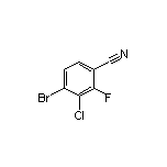 4-Bromo-3-chloro-2-fluorobenzonitrile