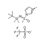 1-[N-(tert-Butyldimethylsilyl)-S-methylsulfonimidoyl]-3-methyl-3-imidazolium Trifluoromethanesulfonate