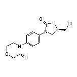 (R)-4-[4-[5-(Chloromethyl)-2-oxo-3-oxazolidinyl]phenyl]morpholin-3-one