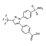 4-[1-(4-Sulfamoylphenyl)-3-(trifluoromethyl)-5-pyrazolyl]benzoic Acid