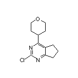 2-Chloro-4-(tetrahydro-2H-pyran-4-yl)-6,7-dihydro-5H-cyclopenta[d]pyrimidine