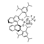 1,1,1-Trifluoro-N-[(11bS)-4-oxido-2,6-bis(2,4,6-triisopropylphenyl)dinaphtho[2,1-d:1’,2’-f][1,3,2]dioxaphosphepin-4-yl]methanesulfonamide