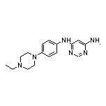 N4-[4-(4-Ethylpiperazin-1-yl)phenyl]-N6-methylpyrimidine-4,6-diamine