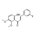 2-(3-Fluorophenyl)-5,6-dimethoxyquinolin-4(1H)-one